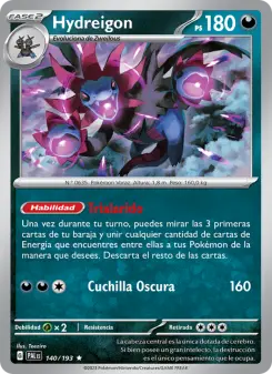 Hydreigon, Evoluciones en Paldea No. 140 Holo