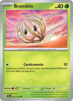 Bramblin, Evoluzioni a Paldea No. 022 Normal