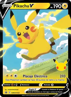 Pikachu V, Cartas de promoción ESES No. SWSH143 Holo