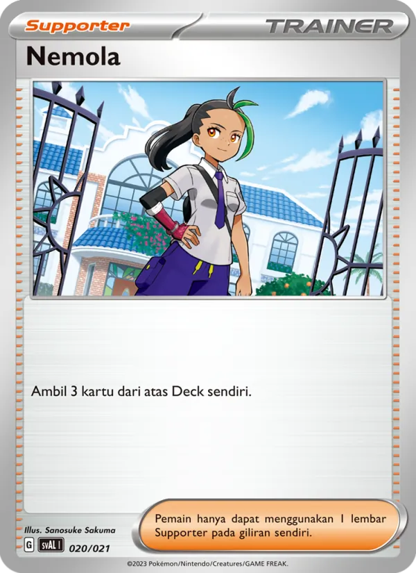 Nemola, Sprigatito & Lucario ex Nº 020