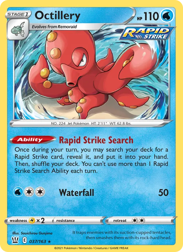 Octillery, Battle Styles Nº 37