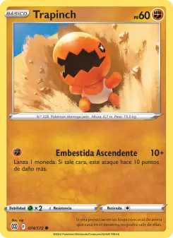 Trapinch, Astros Brillantes No. 074 Normal