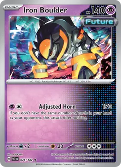 Iron Boulder, Stellar Crown Nº 071 Reverse