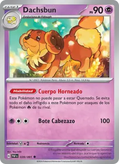 Dachsbun, Destinos de Paldea No. 039 Normal