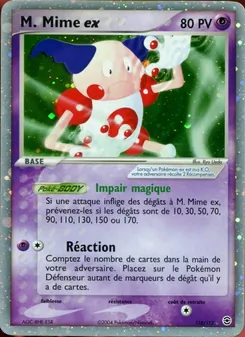 M. Mime ex, EX Rouge Feu & Vert Feuille No. 110 Holo