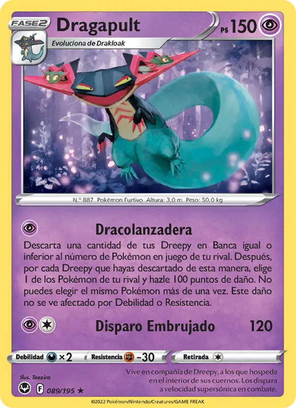 Dragapult, Tempestad Plateada No. 089