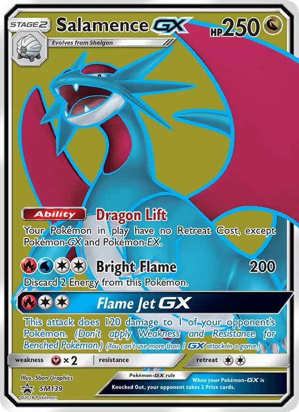 Salamence GX, SM Black Star Promos Nº SM139