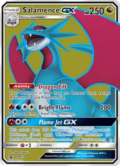 Salamence GX, SM Black Star Promos Nº SM139 Normal