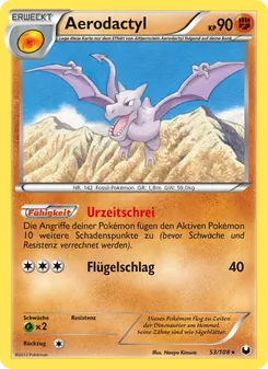 Aerodactyl, Erfoscher der Finsternis No. 53 Normal