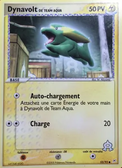 Dynavolt de Team Aqua, EX Team Magma vs Team Aqua Nº 53 Normal