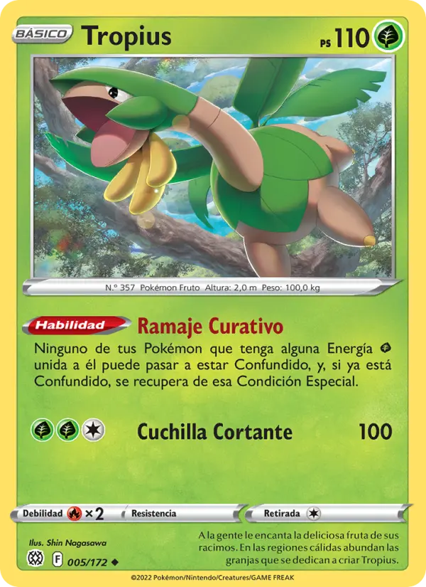 Tropius, Astros Brillantes No. 005