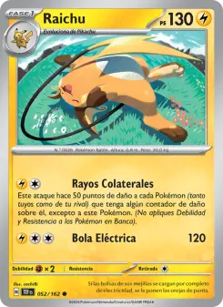 Raichu, Fuerzas Temporales No. 052 Normal
