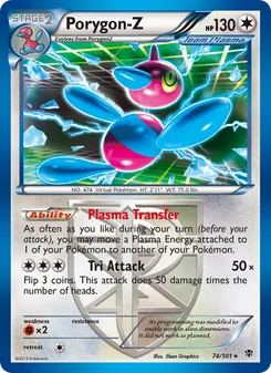 Porygon-Z, Plasma Blast No. 74 Normal