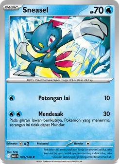 Sneasel, Bimbingan Rasi Nº 032 Normal