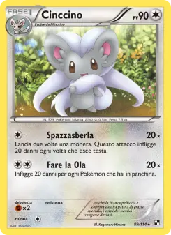 Cinccino, Nero e Bianco No. 89 Normal