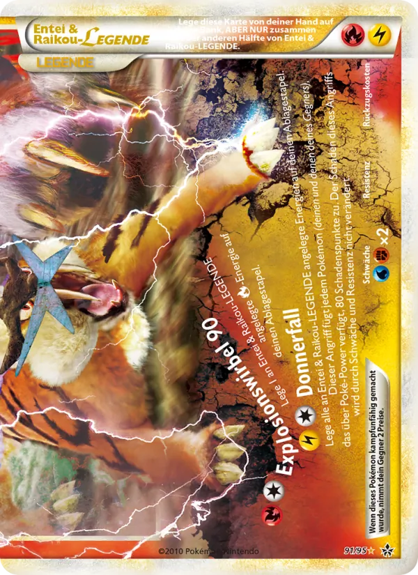 Entei & Raikou LEGENDE, Entfesselt No. 91