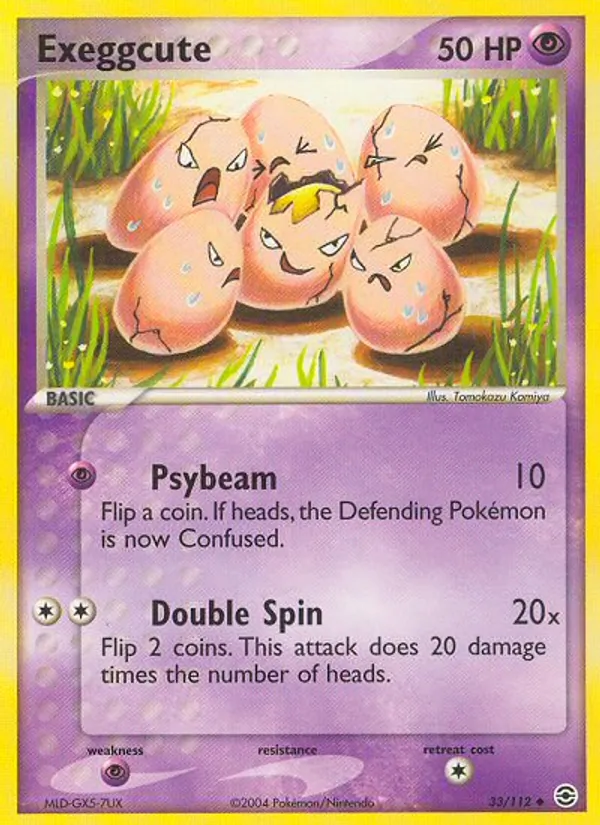 Exeggcute, FireRed & LeafGreen No. 33