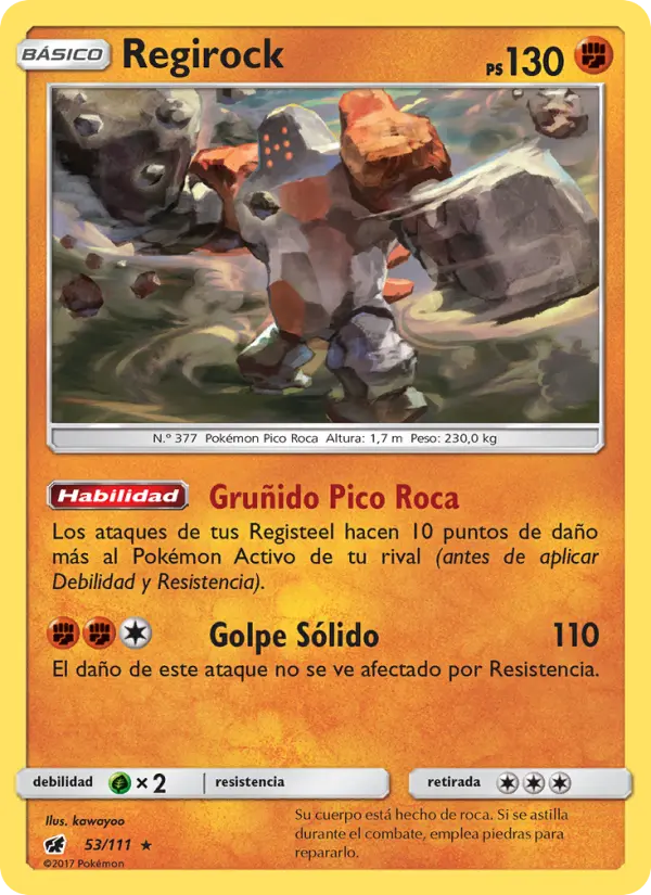 Regirock, Invasión Carmesí No. 53
