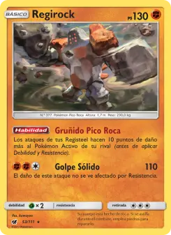 Regirock, Invasión Carmesí No. 53 Normal