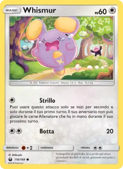 Whismur, Tempesta Astrale Nº 116 Normal