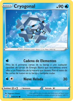 Cryogonal, Cielos Evolutivos No. 43 Normal