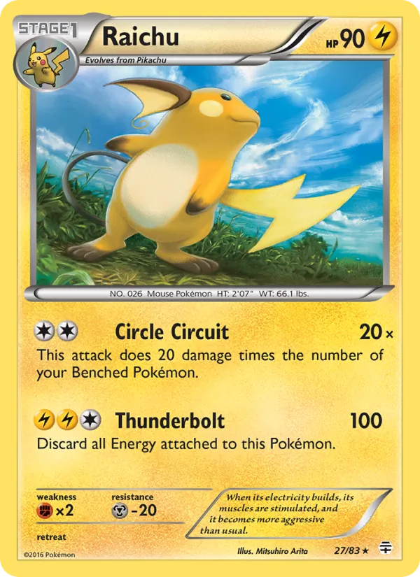 Raichu, Generations Nº 27