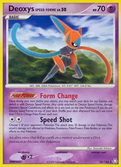 Deoxys Speed Forme, Legends Awakened No. 26 Normal