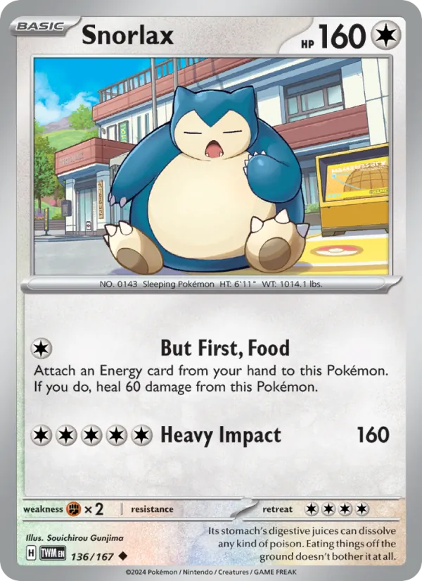 Snorlax, Twilight Masquerade No. 136
