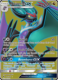 Noivern GX, Burning Shadows Nº 141 Holo