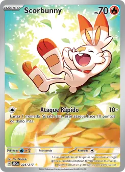 Scorbunny, Héroes Ascendentes Nº 225 Holo
