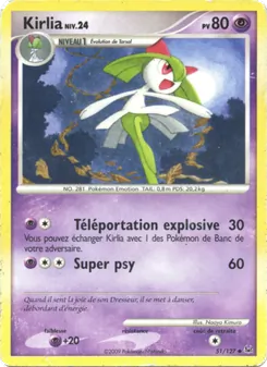 Kirlia, Platine Nº 51 Normal