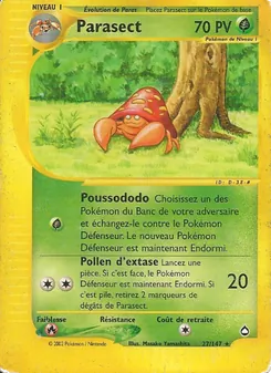 Parasect, Aquapolis Nº 27 Normal