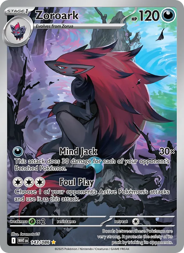 Zoroark, White Flare Nº 143