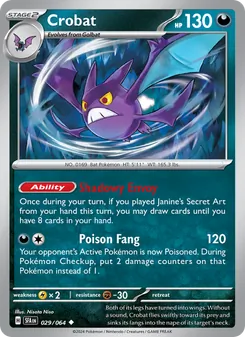 Crobat, Shrouded Fable Nº 029 Normal