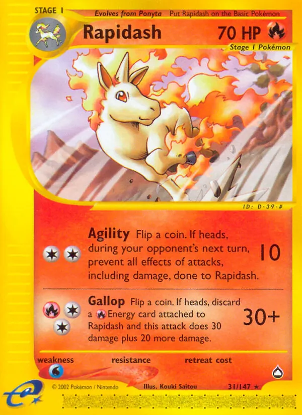 Rapidash, Aquapolis Nº 31