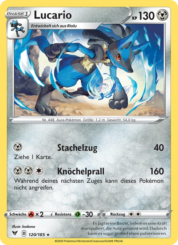 Lucario, Farbenschock No. 120
