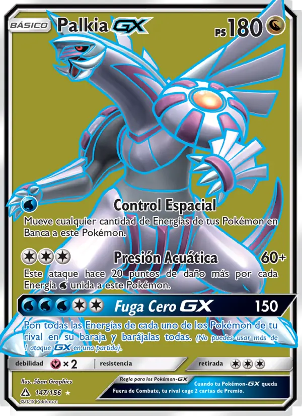 Palkia GX, Ultraprisma Nº 147