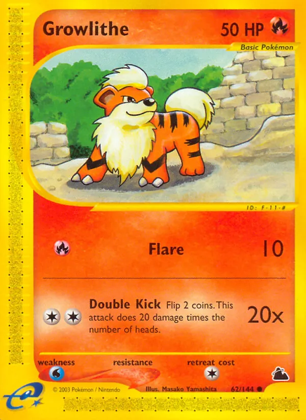 Growlithe, Skyridge No. 62