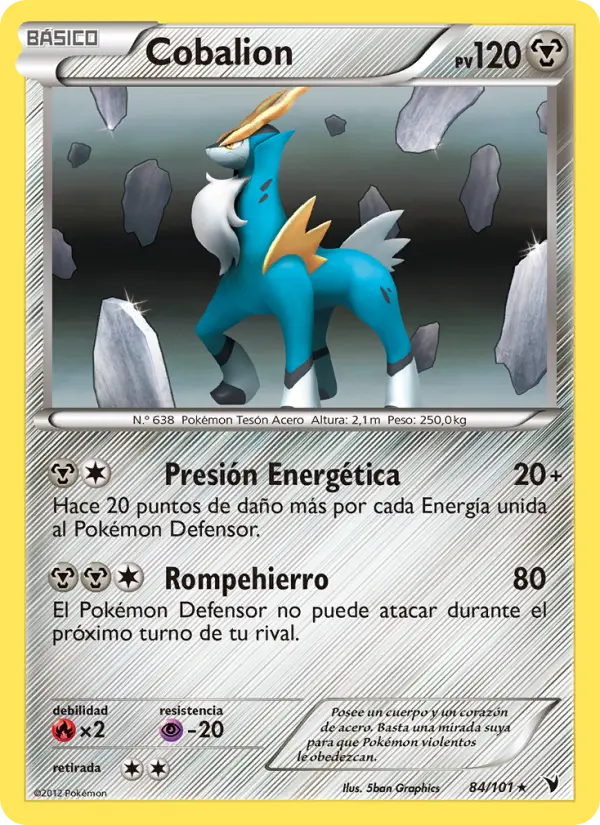 Cobalion, Nobles Victorias No. 84
