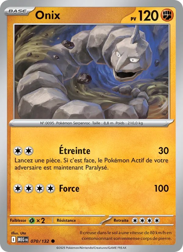 Onix, Méga-Évolution No. 070