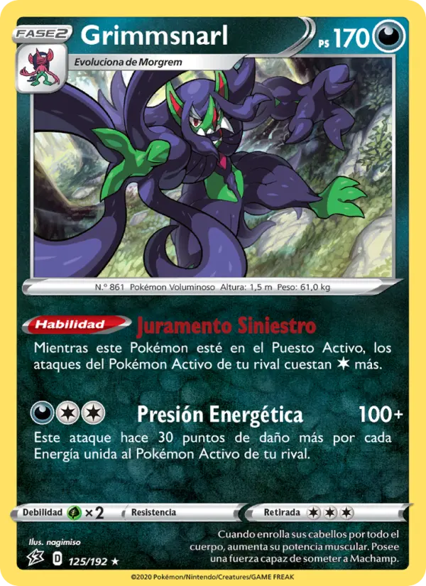 Grimmsnarl, Choque Rebelde No. 125