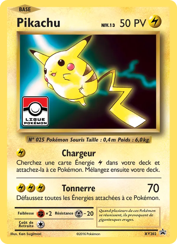 Pikachu, Promo XY No. XY202