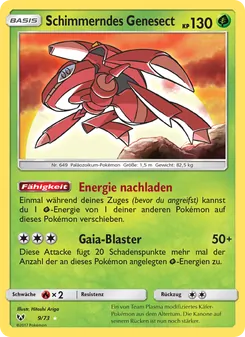 Schimmerndes Genesect, Schimmernde Legenden No. 9 Normal