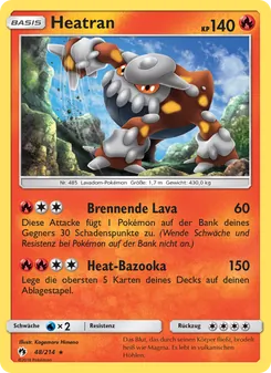 Heatran, Echo des Donners No. 48 Normal