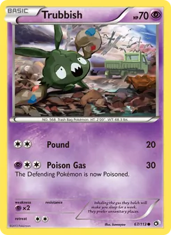 Trubbish, Legendary Treasures No. 67 Normal