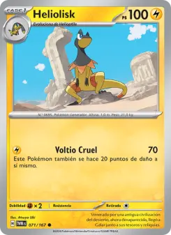 Heliolisk, Mascarada Crepuscular No. 071 Normal