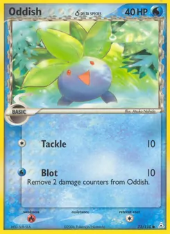 Oddish δ, Holon Phantoms Nº 73 Normal