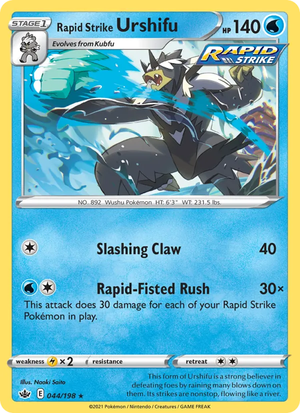 Rapid Strike Urshifu, Chilling Reign No. 44