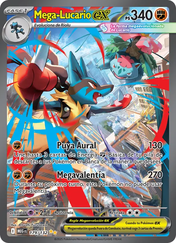 Mega-Lucario ex, Megaevolución No. 179