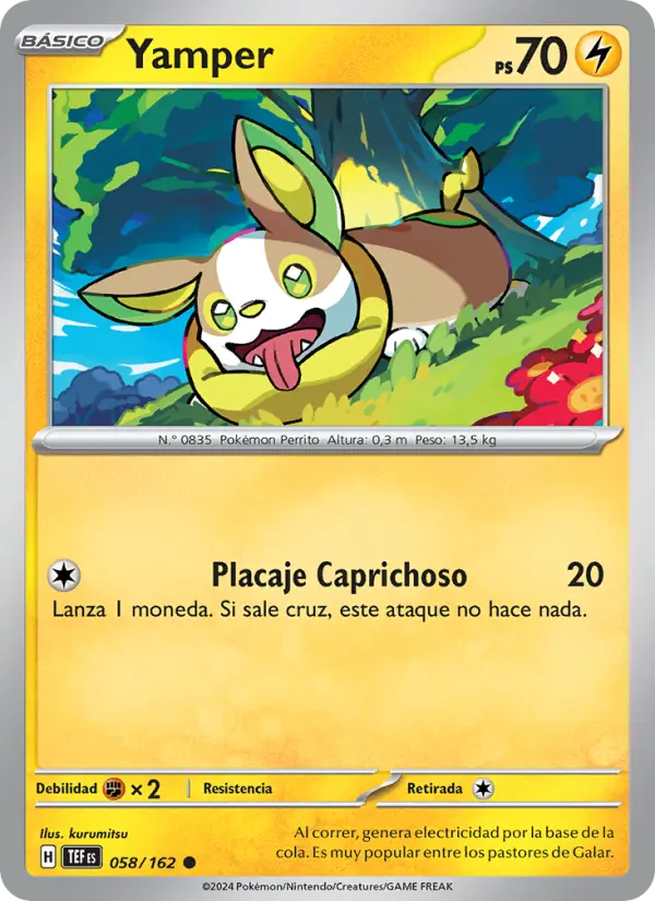 Yamper, Fuerzas Temporales No. 058